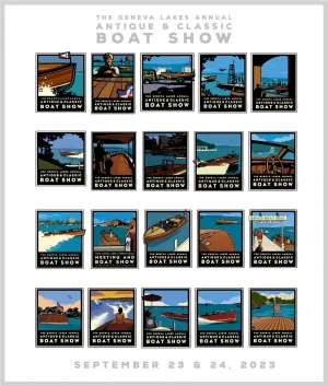 00 0A All 20 Geneva Lake Classic Boat Show Poster Images