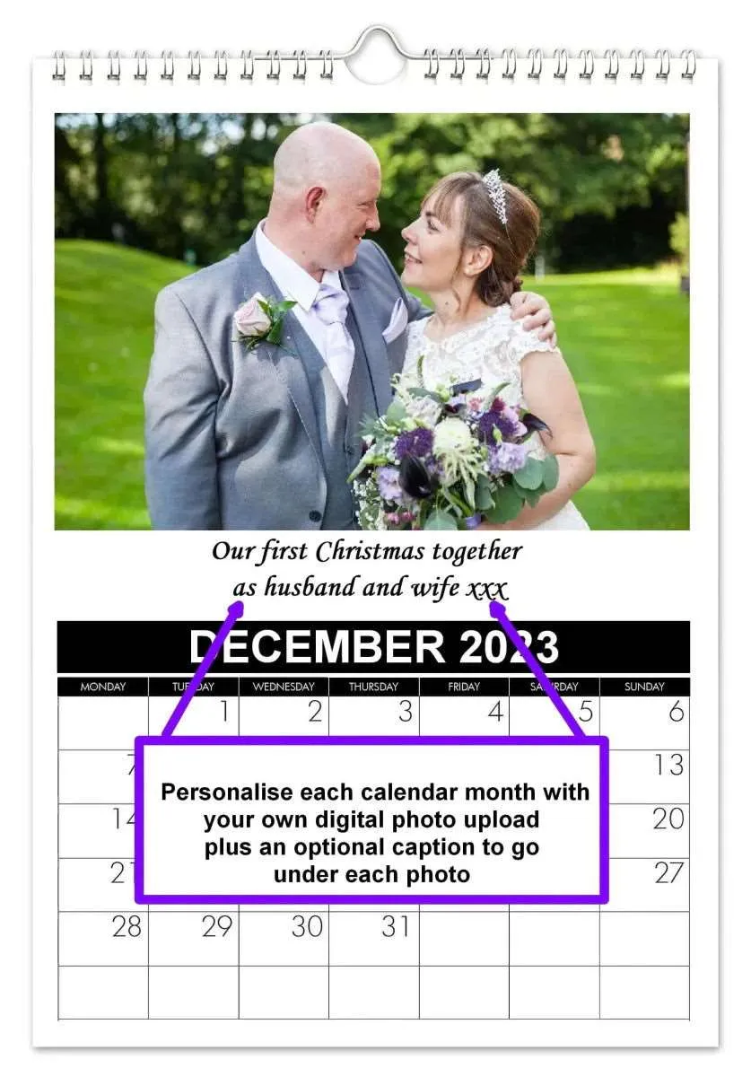 2036 Personalised Photo Calendar