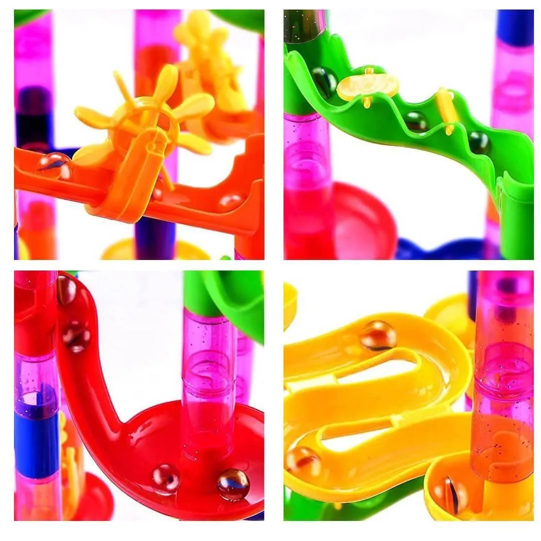 219 Pieces Marble Run Race Set