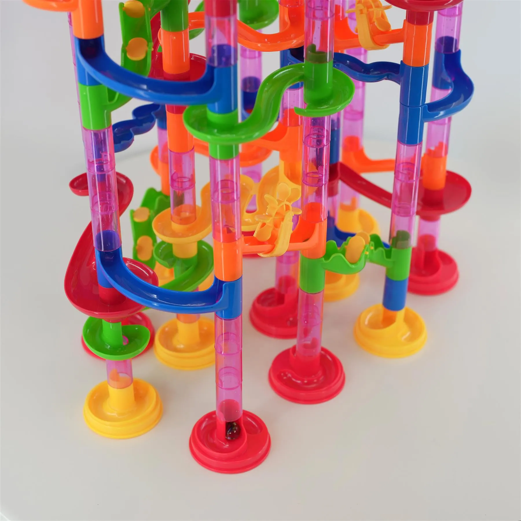 219 Pieces Marble Run Race Set