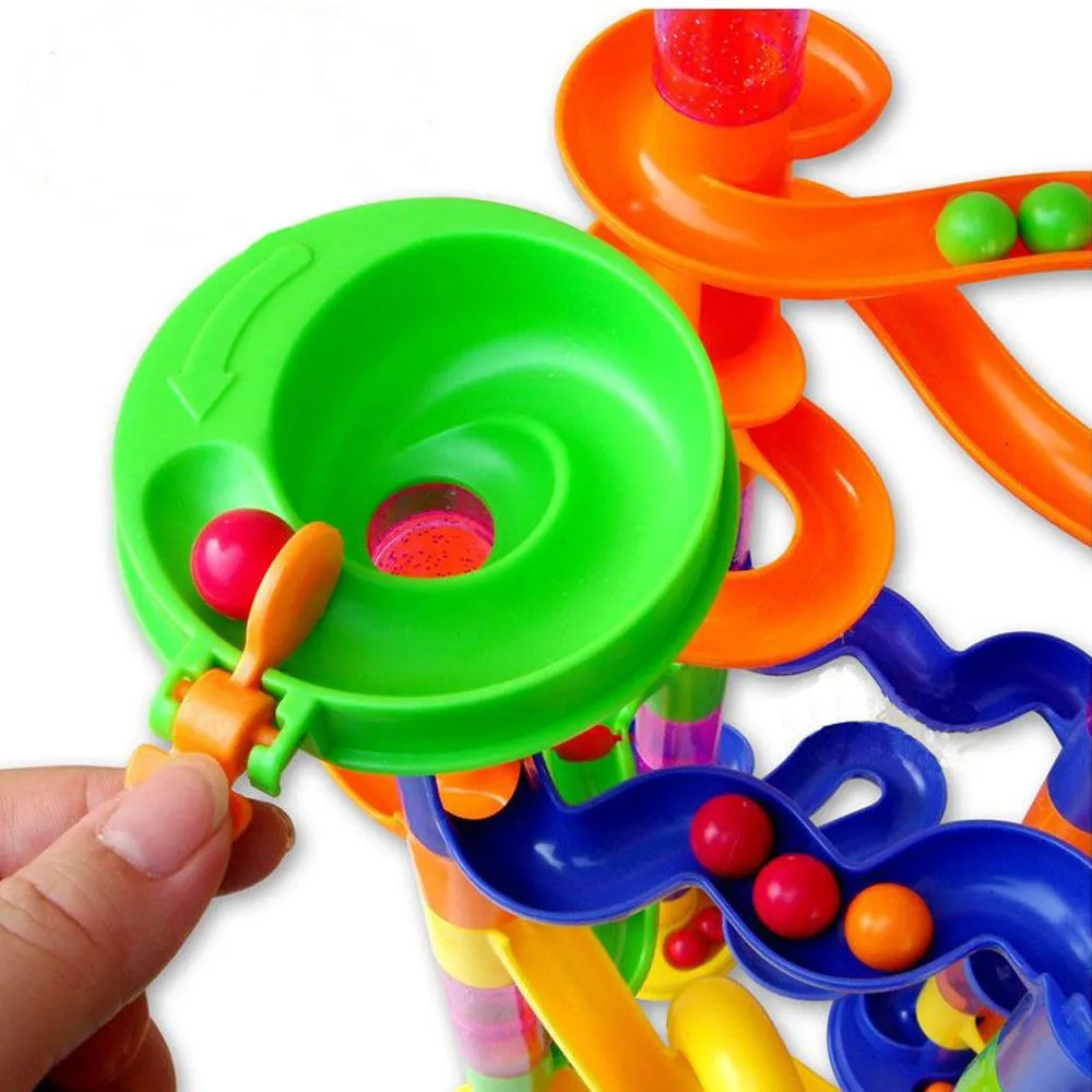 219 Pieces Marble Run Race Set