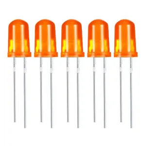5mm LED Lights for game console & handheld mod projects through hole - 5 Pack | ZedLabz