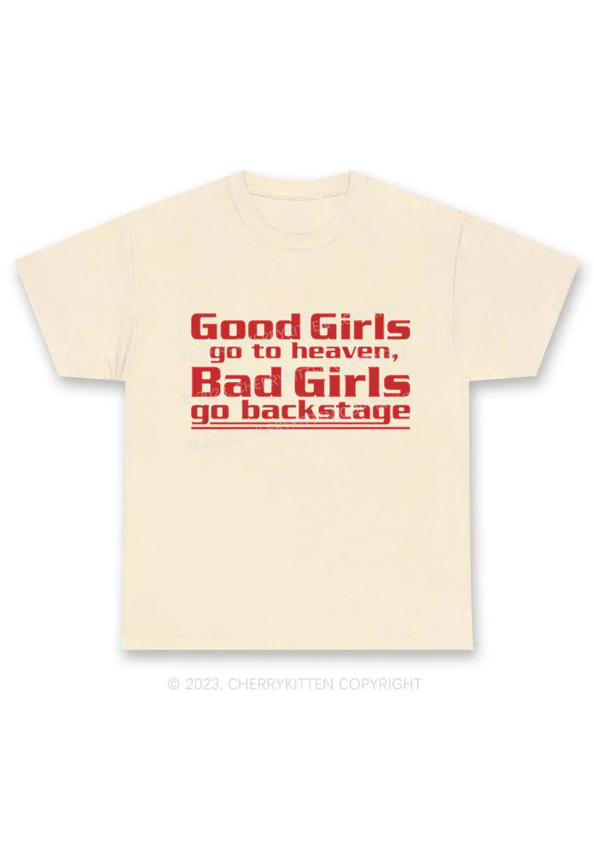 Bad Girls Go Backstage Y2K Chunky Shirt Cherrykitten