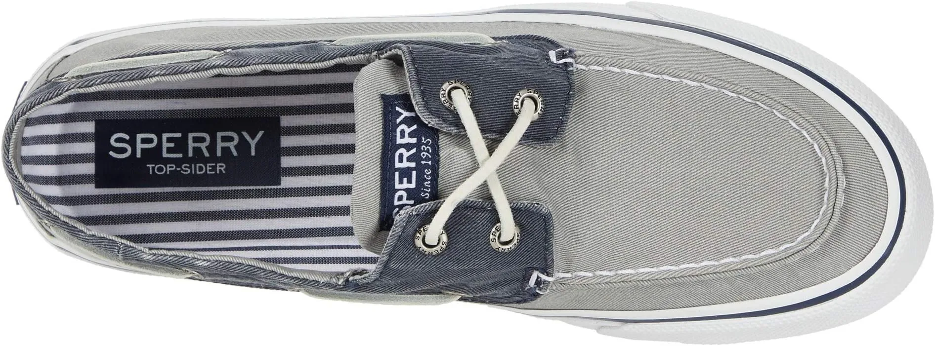 Bahama II Sperry Boat Shoes, SW Grey/Navy