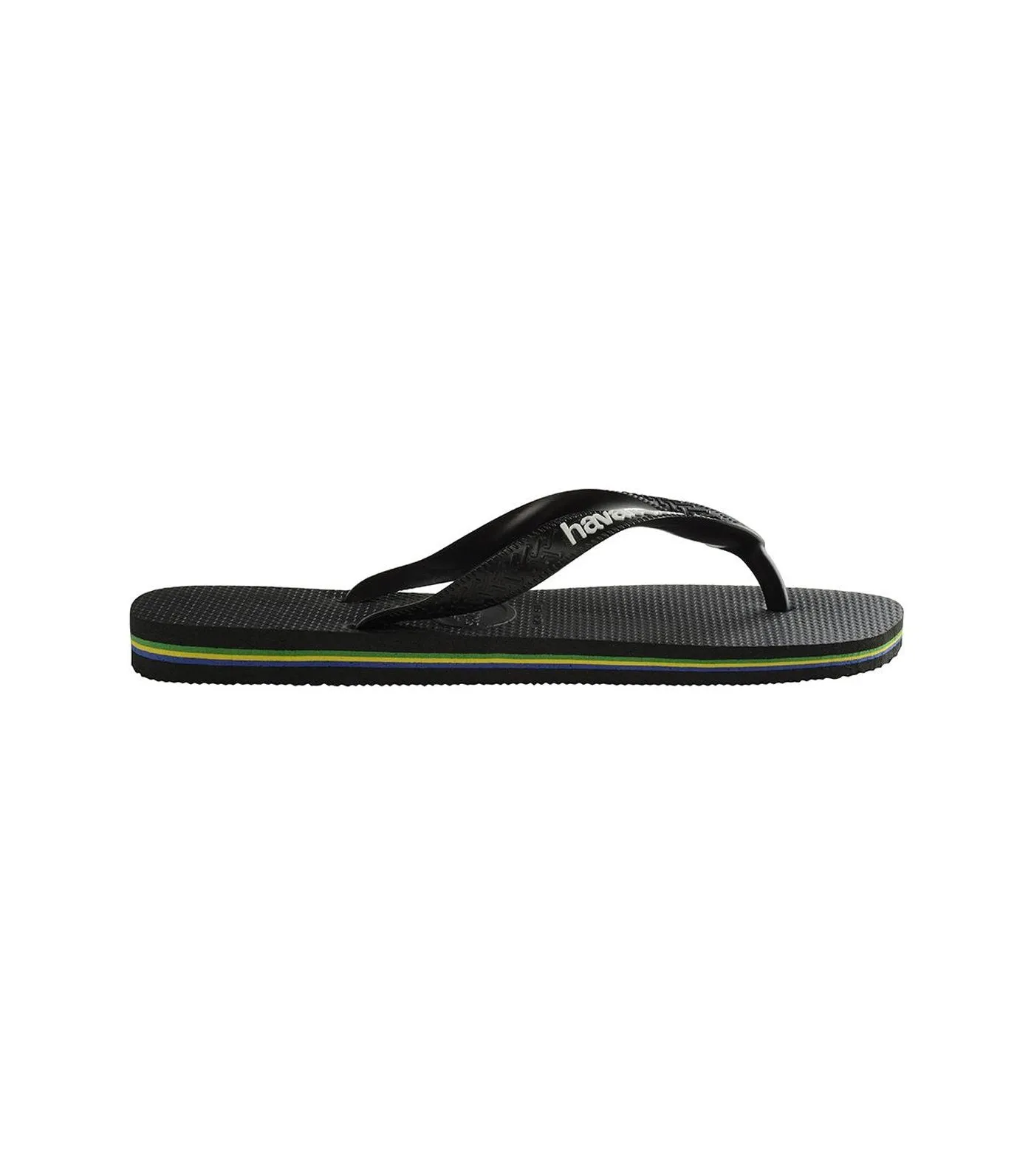 Brazil Logo Flip Flops - Black