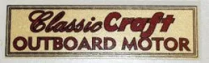 Classic Craft Pleasurecraft Boat decal