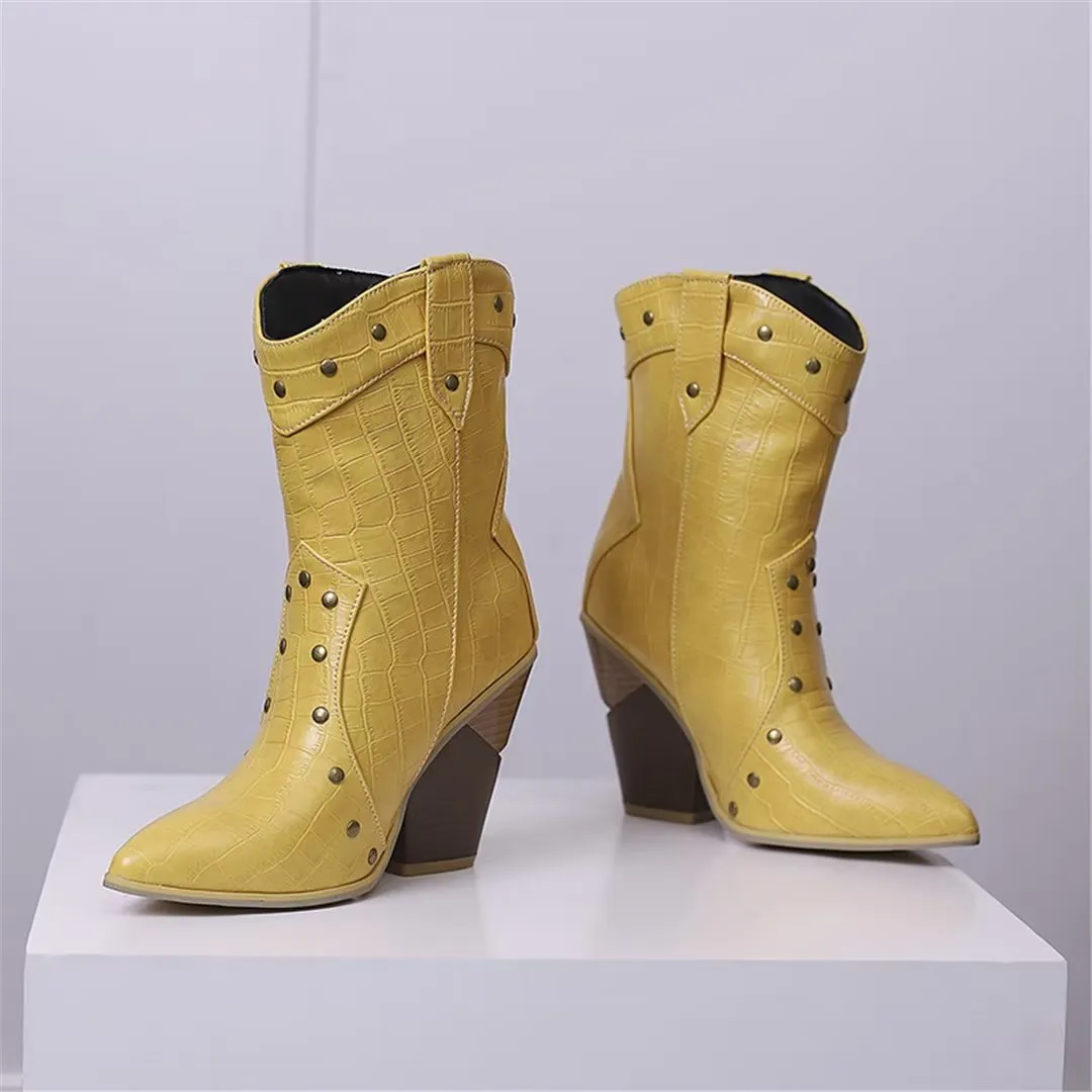 CrocTex Square-Toed Cloth Boots