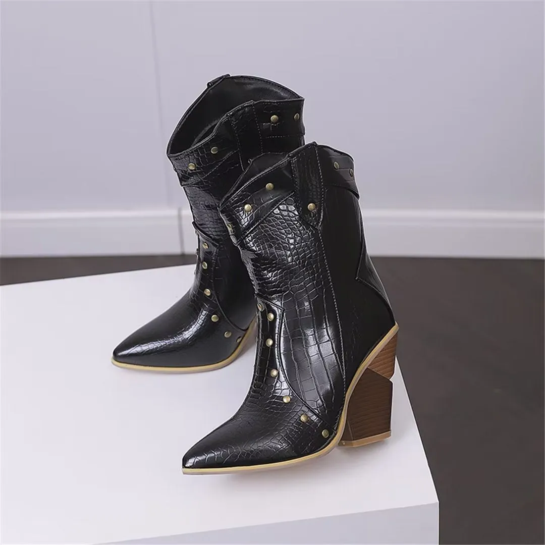 CrocTex Square-Toed Cloth Boots