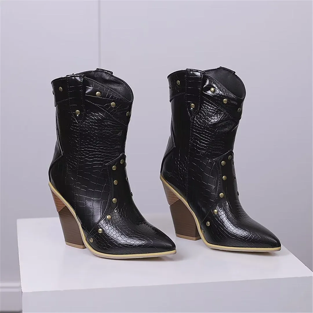 CrocTex Square-Toed Cloth Boots