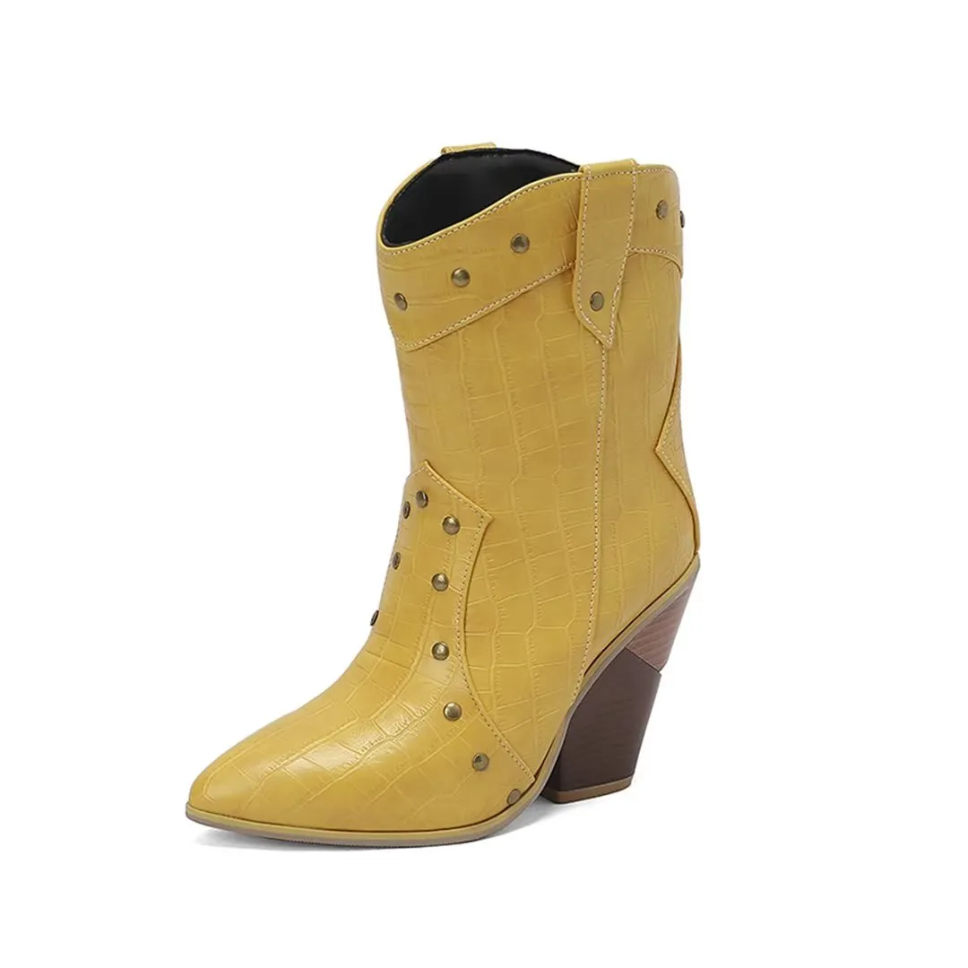 CrocTex Square-Toed Cloth Boots