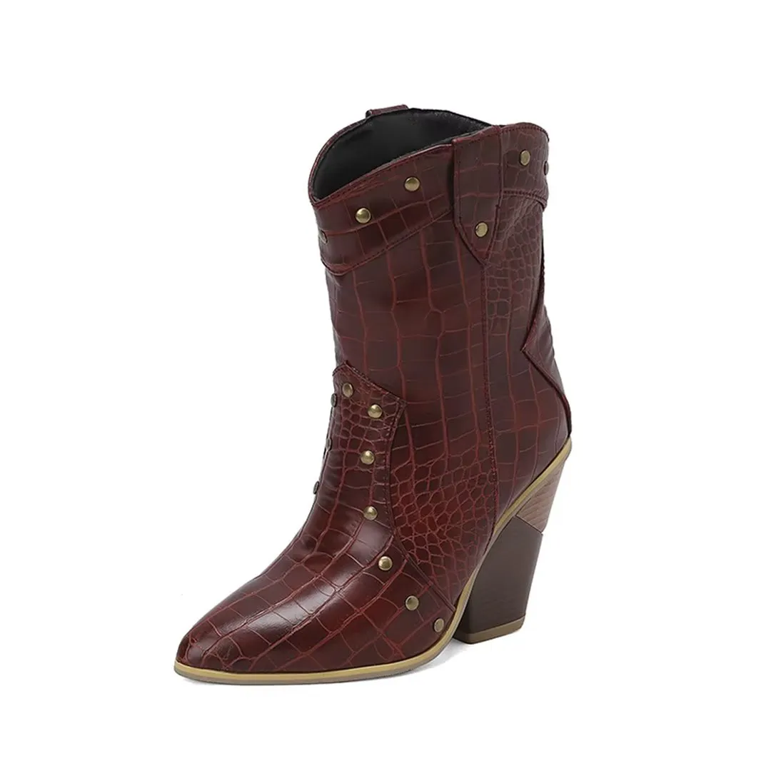 CrocTex Square-Toed Cloth Boots