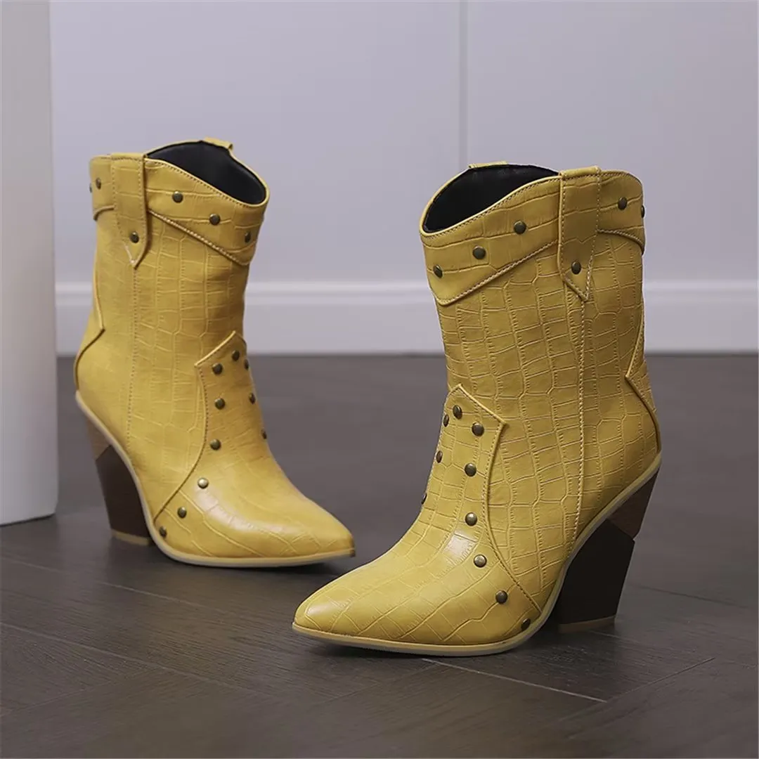 CrocTex Square-Toed Cloth Boots