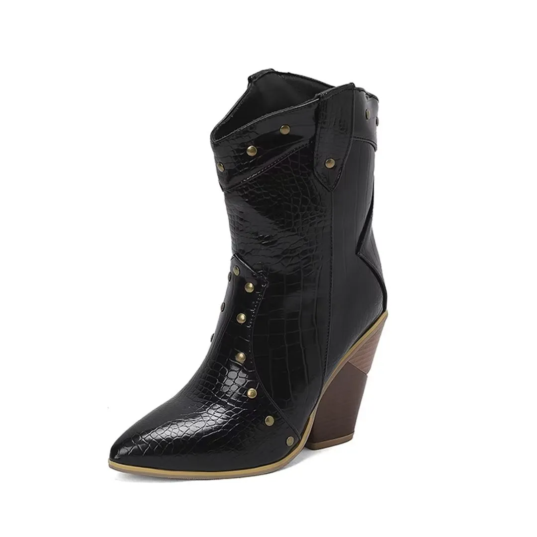CrocTex Square-Toed Cloth Boots