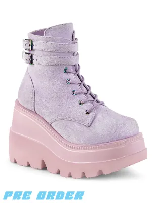 DEMONIA SHAKER 52 - LAVENDER VEGAN SUEDE ✰ PRE ORDER ✰