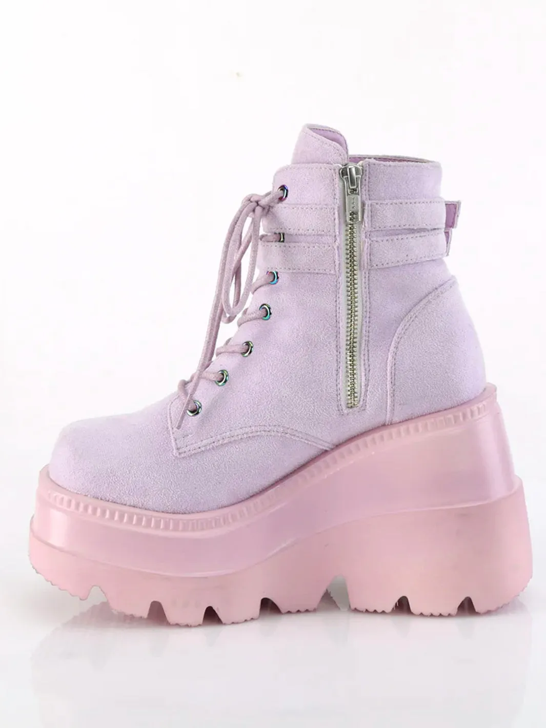 DEMONIA SHAKER 52 - LAVENDER VEGAN SUEDE ✰ PRE ORDER ✰