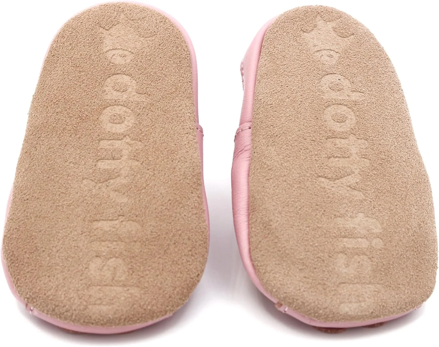 Dotty Fish Infant and Toddler Soft Leather Sandals  Barefoot-Friendly, Non-Slip Suede Sole, Podiatrist Recommended, Breathable Baby-Safe Leather, British Brand  Fits 04 Years