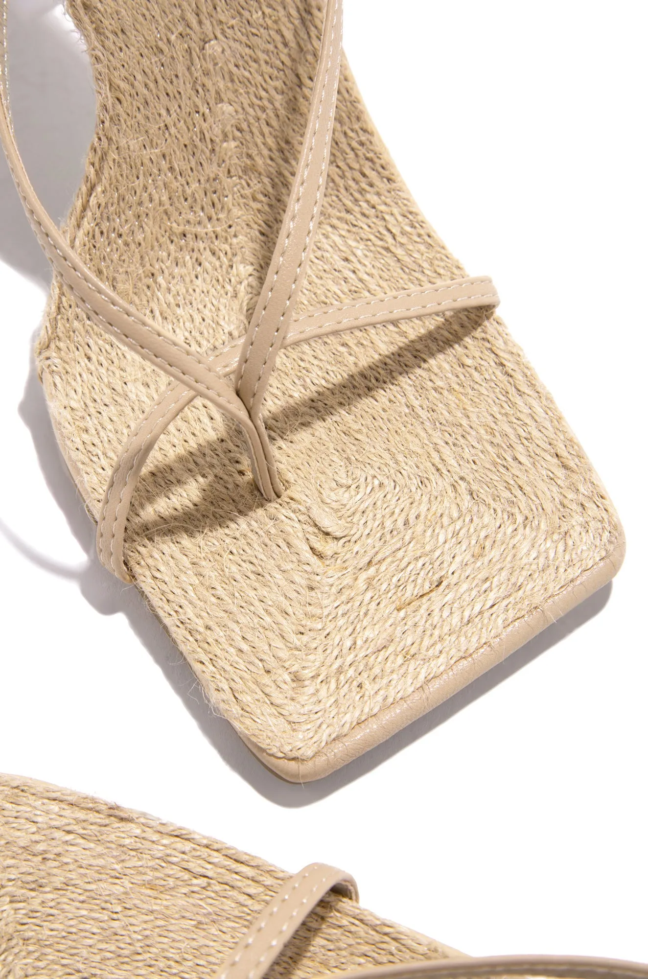 Euphoria Espadrille Heels - Nude
