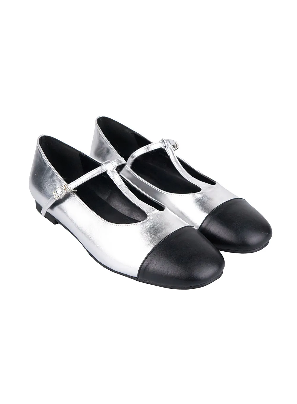 Faux Leather Buckle Loafers CO431