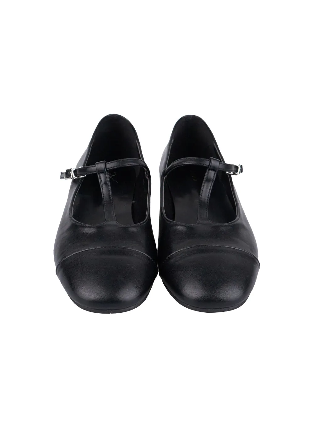 Faux Leather Buckle Loafers CO431