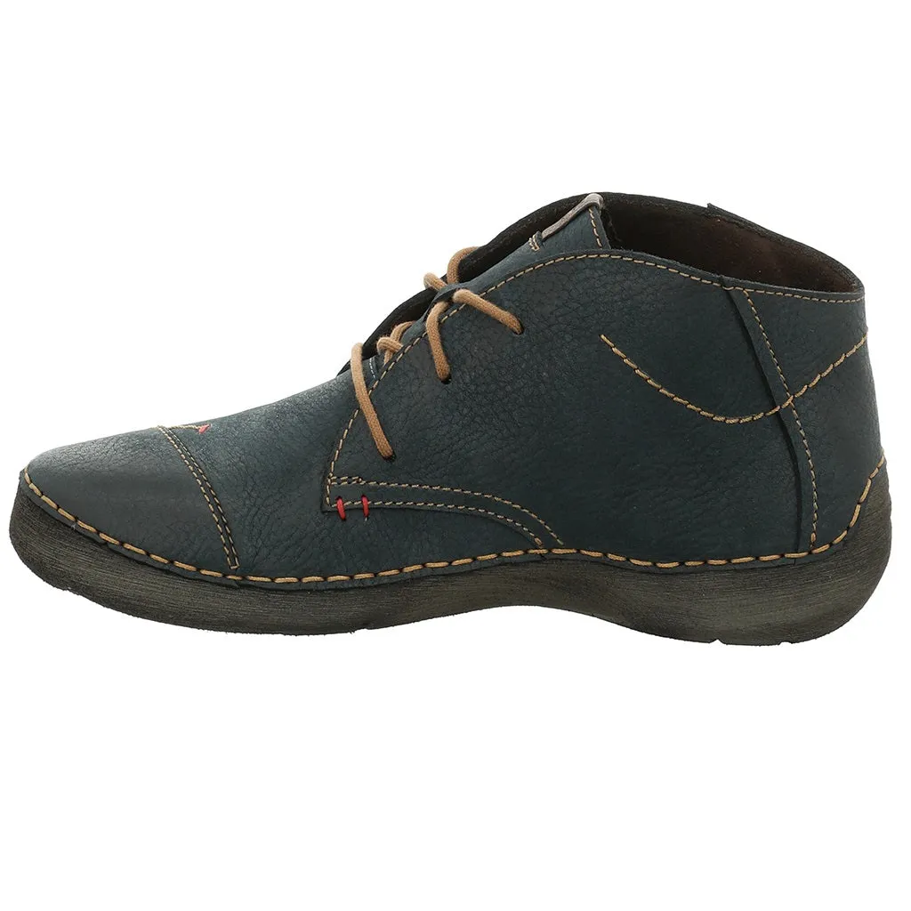 Fergey 18 Blue Ankle Boots