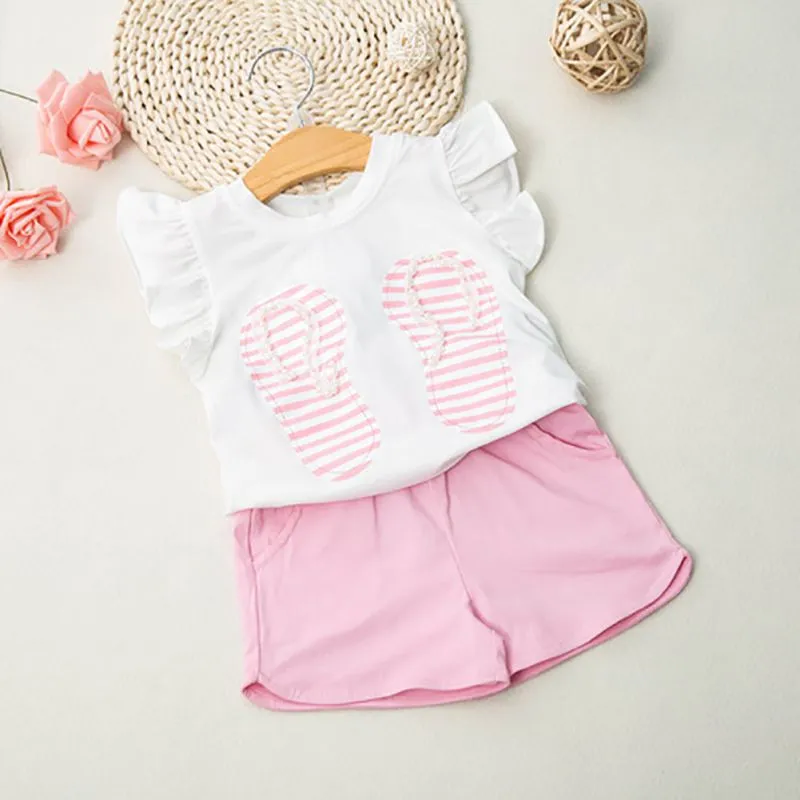 Flip Flop Life Shorts Set