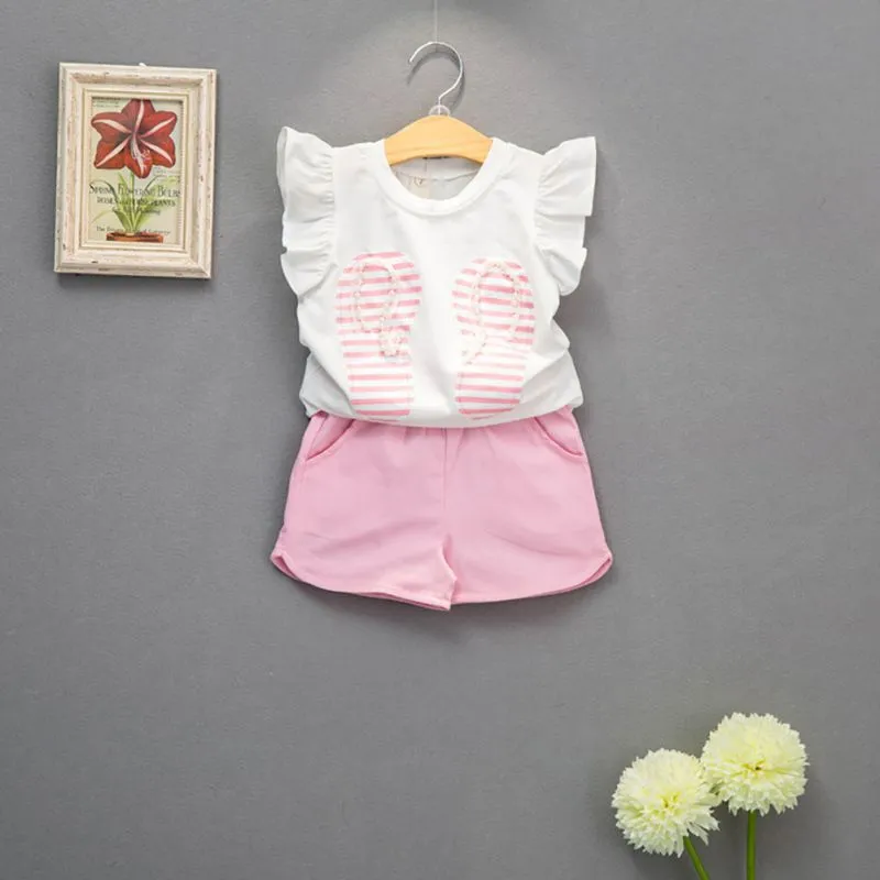 Flip Flop Life Shorts Set