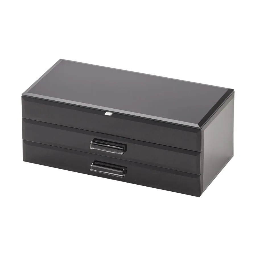 Gabriella Large Jewellery Box - Black