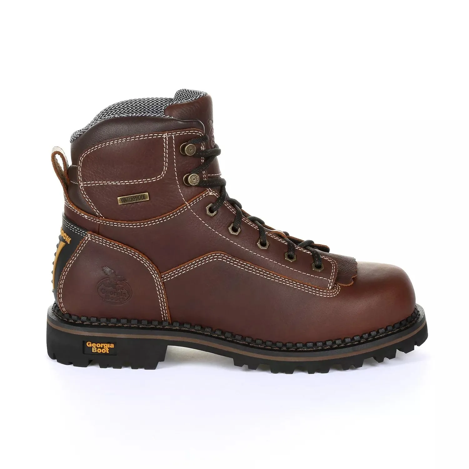 Georgia Boots Men's Low Heel Loggers Work Boots