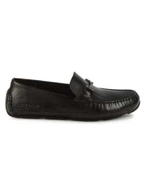 GrandS Wyatt Cole Haan leather loafers, black