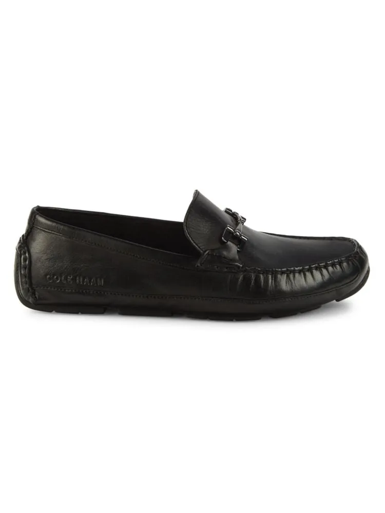 GrandS Wyatt Cole Haan leather loafers, black