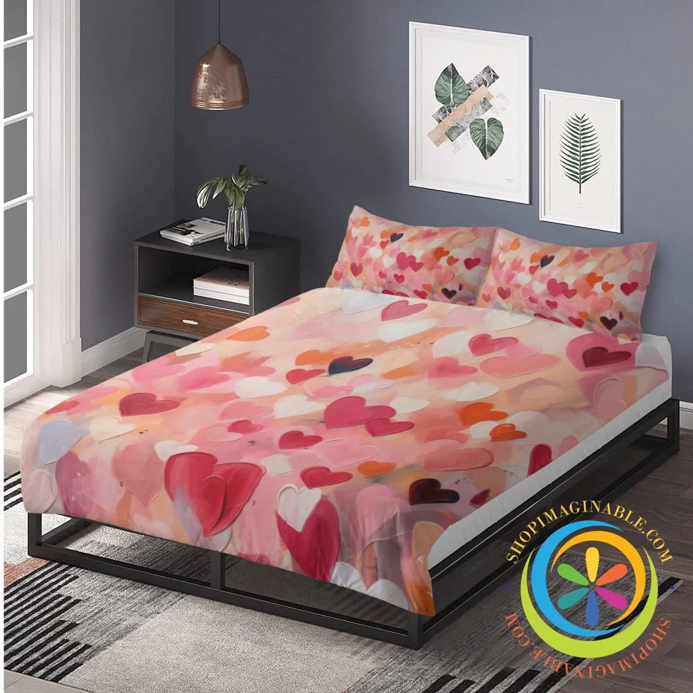 Hearts Galore Bedding Set