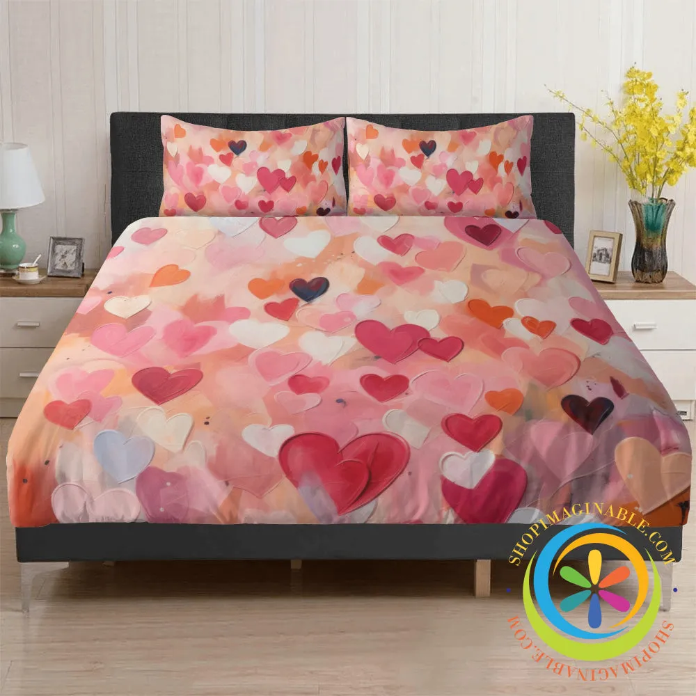 Hearts Galore Bedding Set