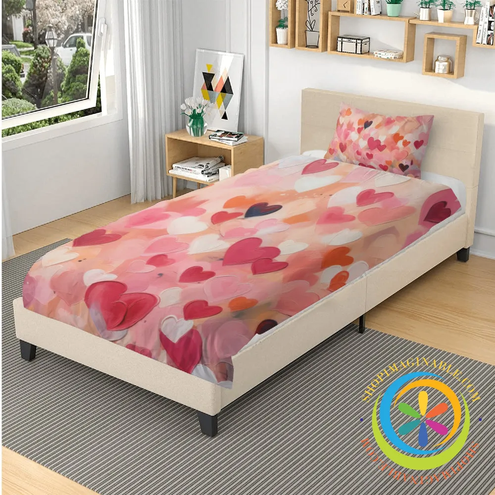 Hearts Galore Bedding Set