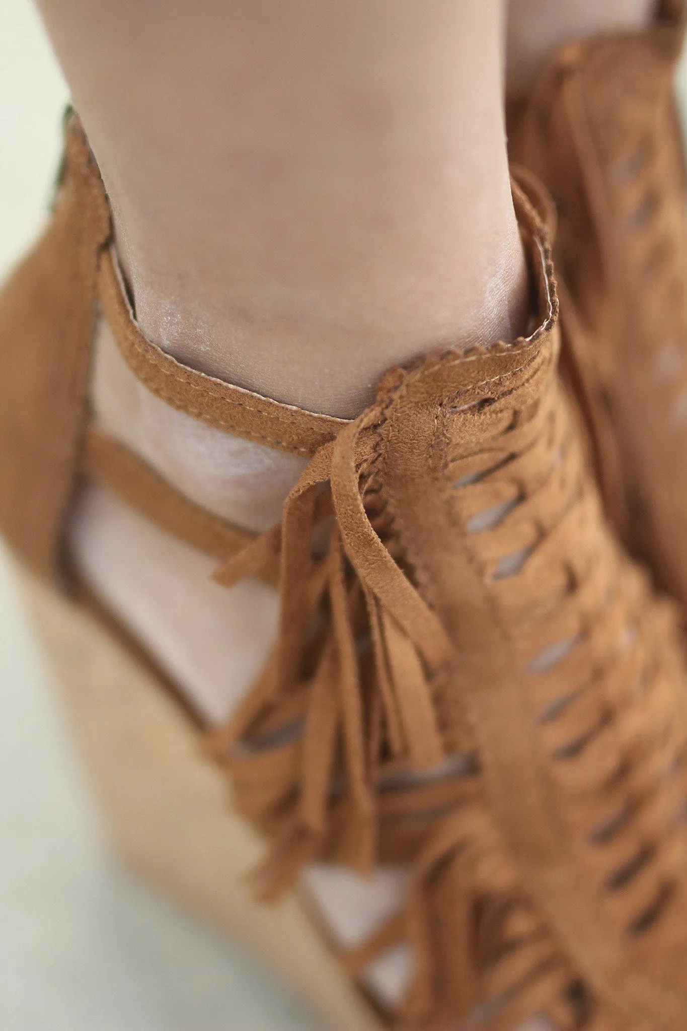 Honey Buns Tan Wedges