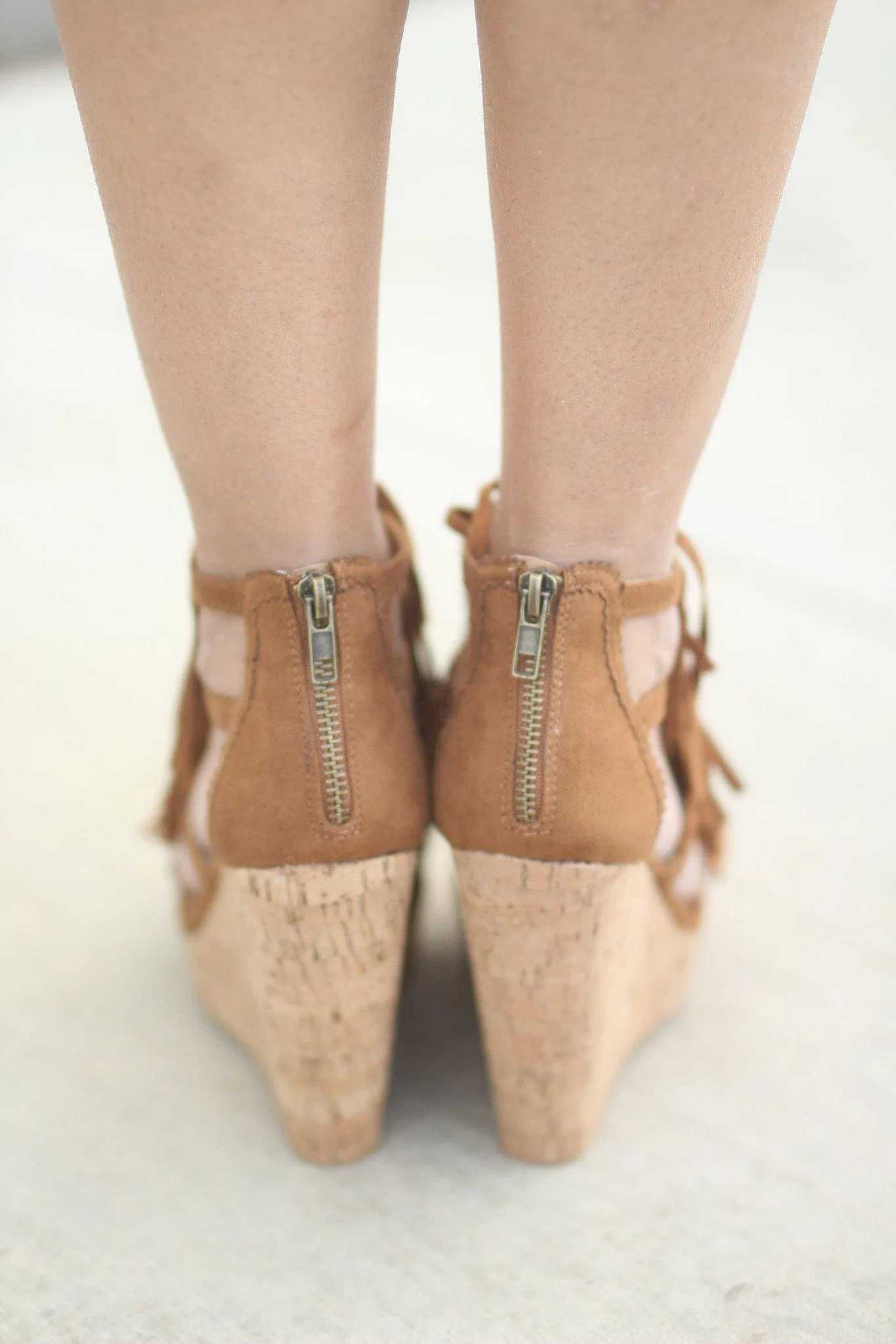 Honey Buns Tan Wedges