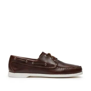 In Stock Men’s Quoddy Head Boat Shoe: Brown
