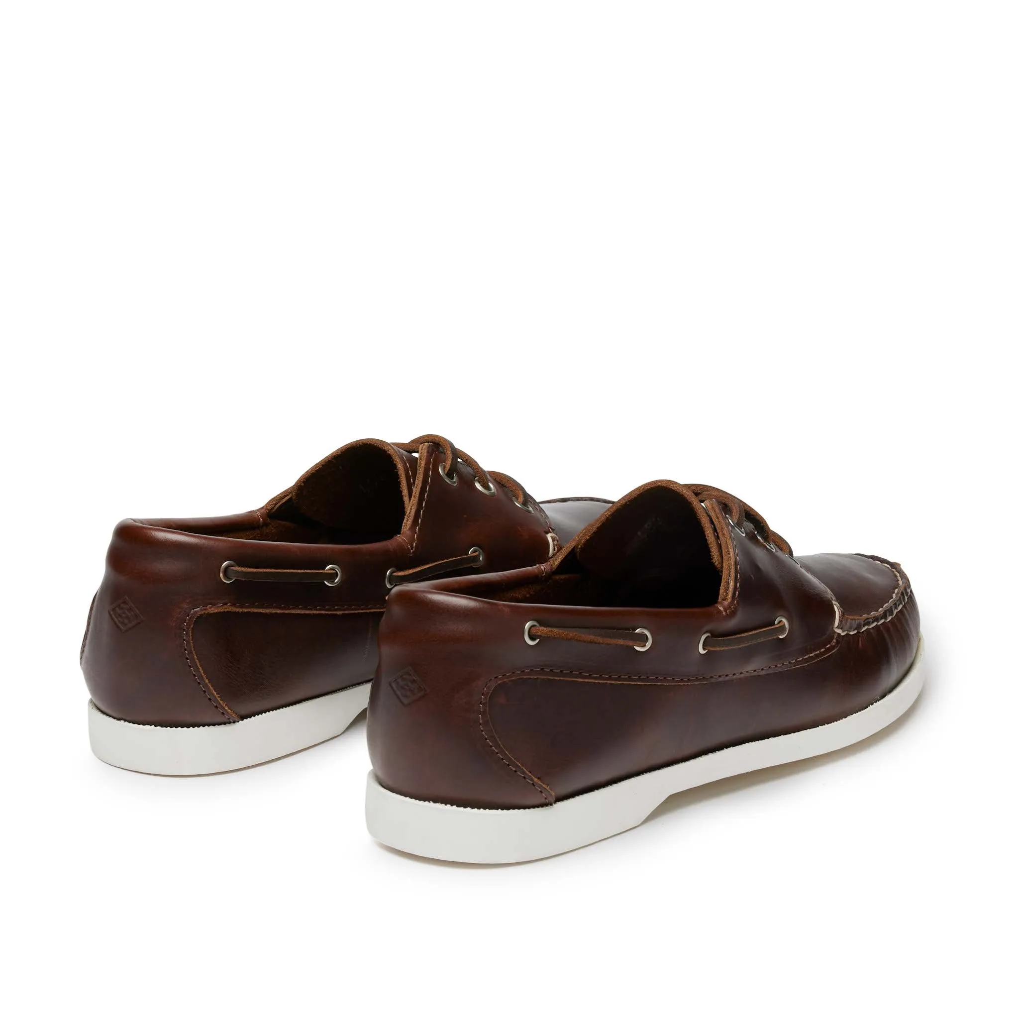 In Stock Men’s Quoddy Head Boat Shoe: Brown