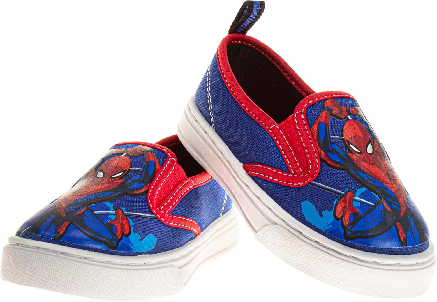 Josmo Kids Favorite Cartoon Characters Low top Slip-On Shoes - Casual Fashion Lowtop Canvas Sneakers for Boys (Sizes: 5-10 Toddlers / 11-13 Little Kid / 1-4 Big Kid)