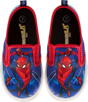 Josmo Kids Favorite Cartoon Characters Low top Slip-On Shoes - Casual Fashion Lowtop Canvas Sneakers for Boys (Sizes: 5-10 Toddlers / 11-13 Little Kid / 1-4 Big Kid)