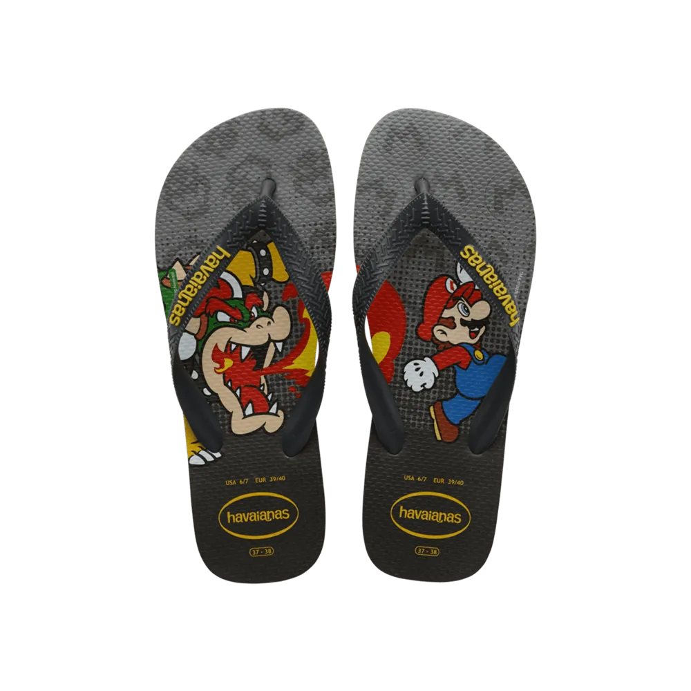 Kids Mario Bros Flip Flops