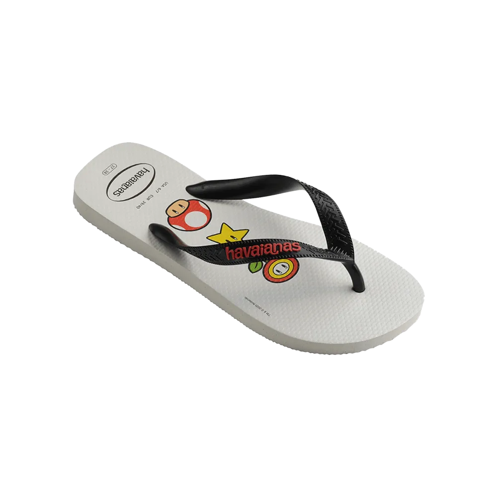 Kids Mario Bros Flip Flops