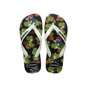 Kids Mario Bros Flip Flops