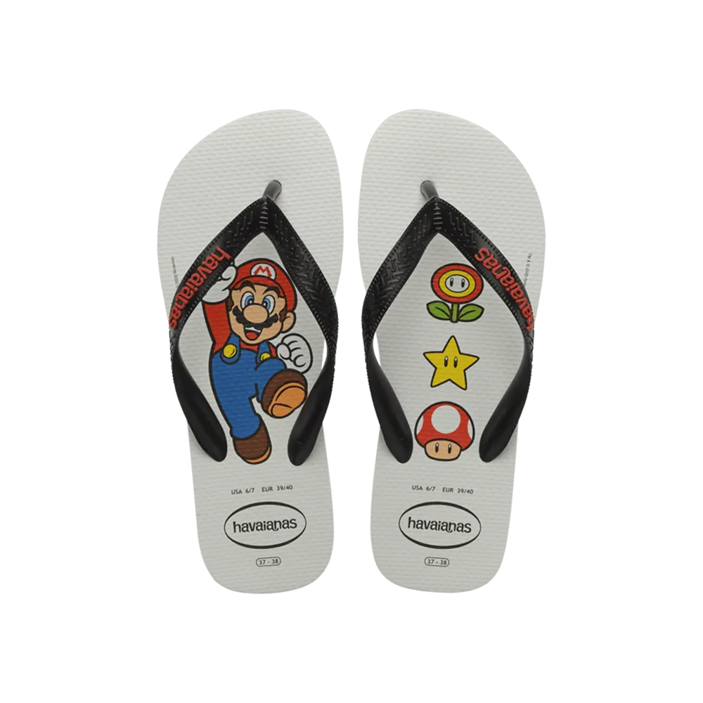 Kids Mario Bros Flip Flops
