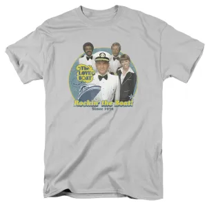 Love Boat Rockin the Boat Mens T Shirt Silver