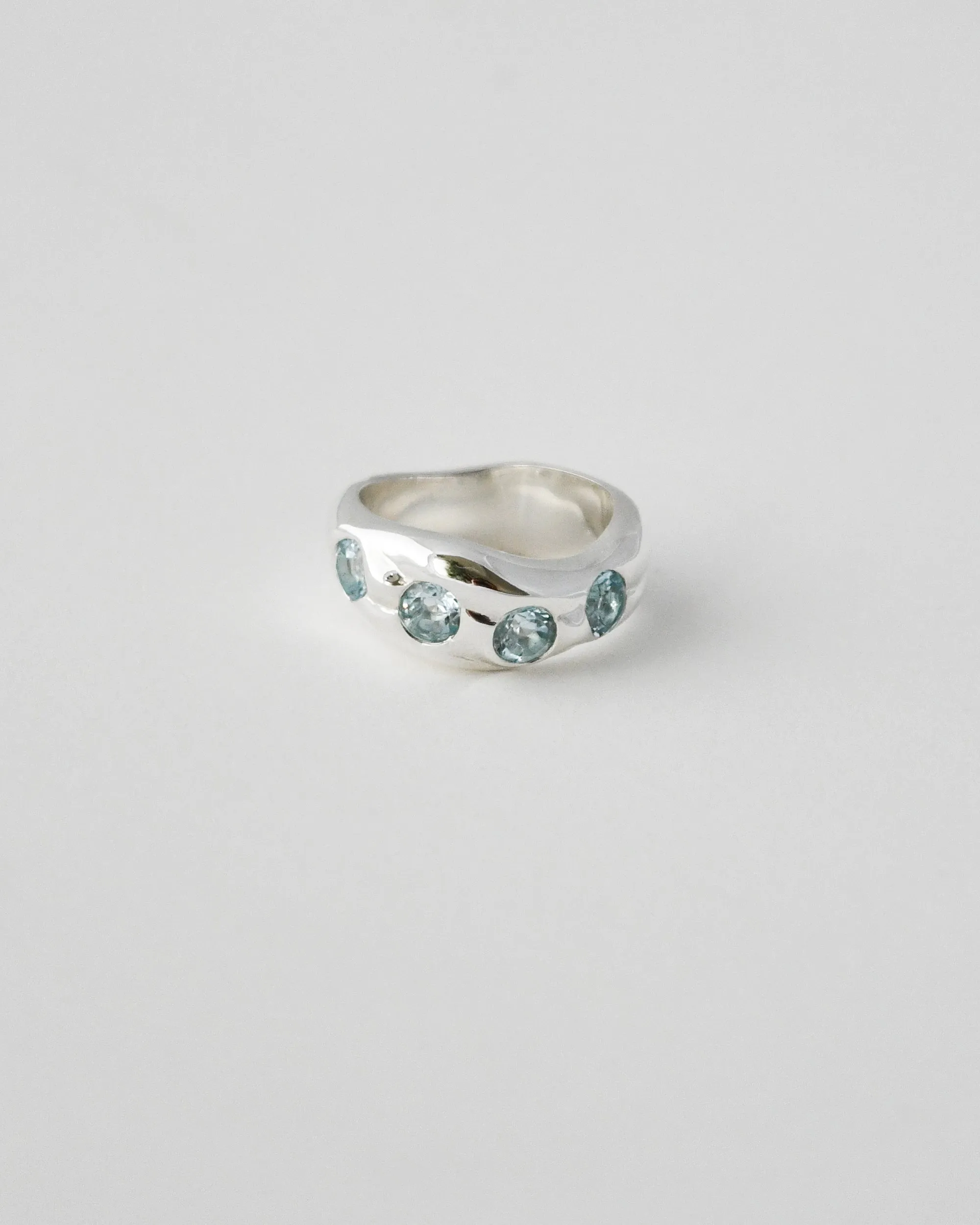 MAGMA RING | SKY BLUE TOPAZ