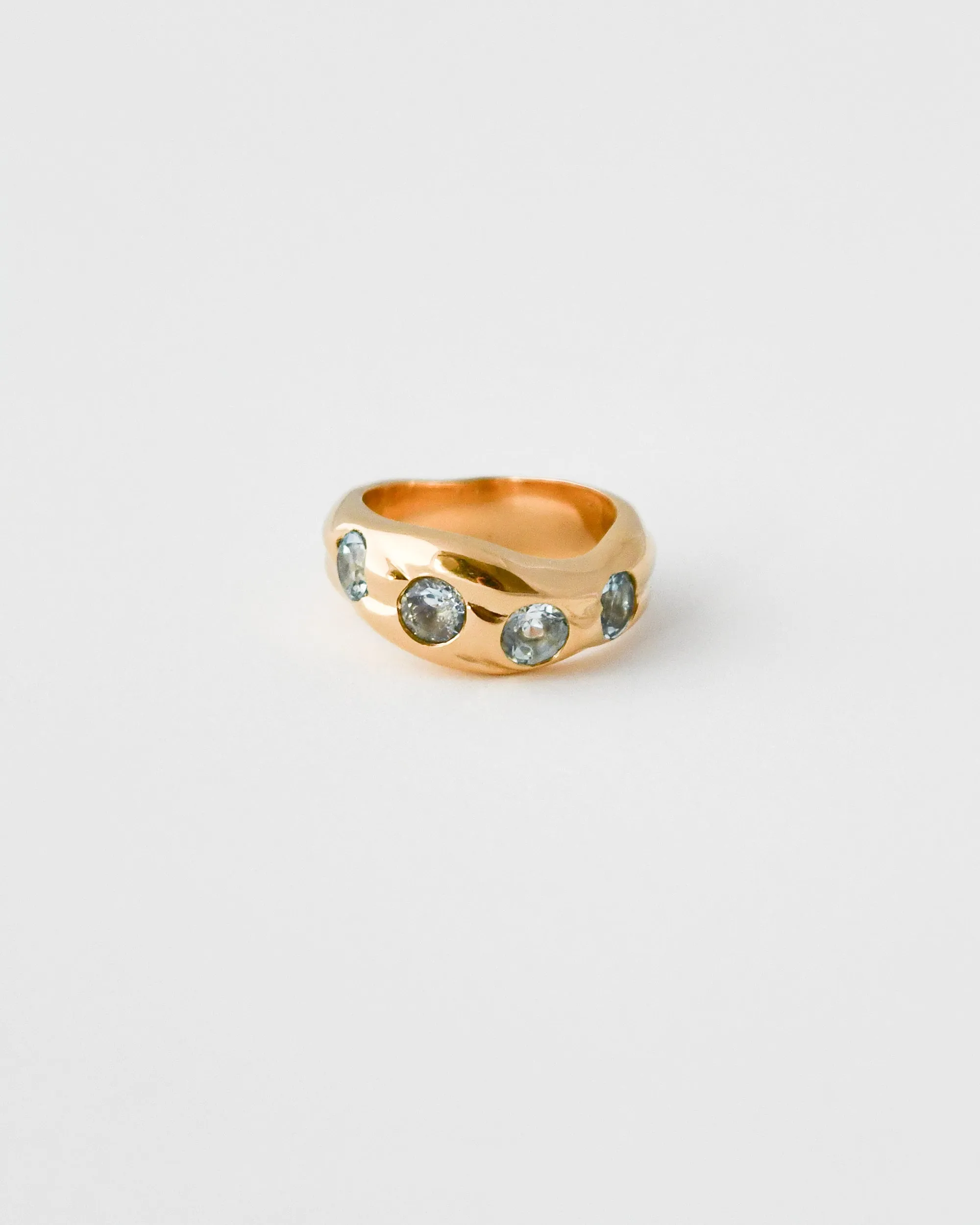 MAGMA RING | SKY BLUE TOPAZ
