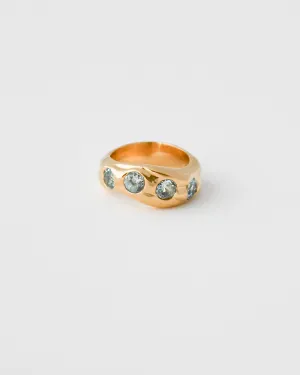 MAGMA RING | SKY BLUE TOPAZ