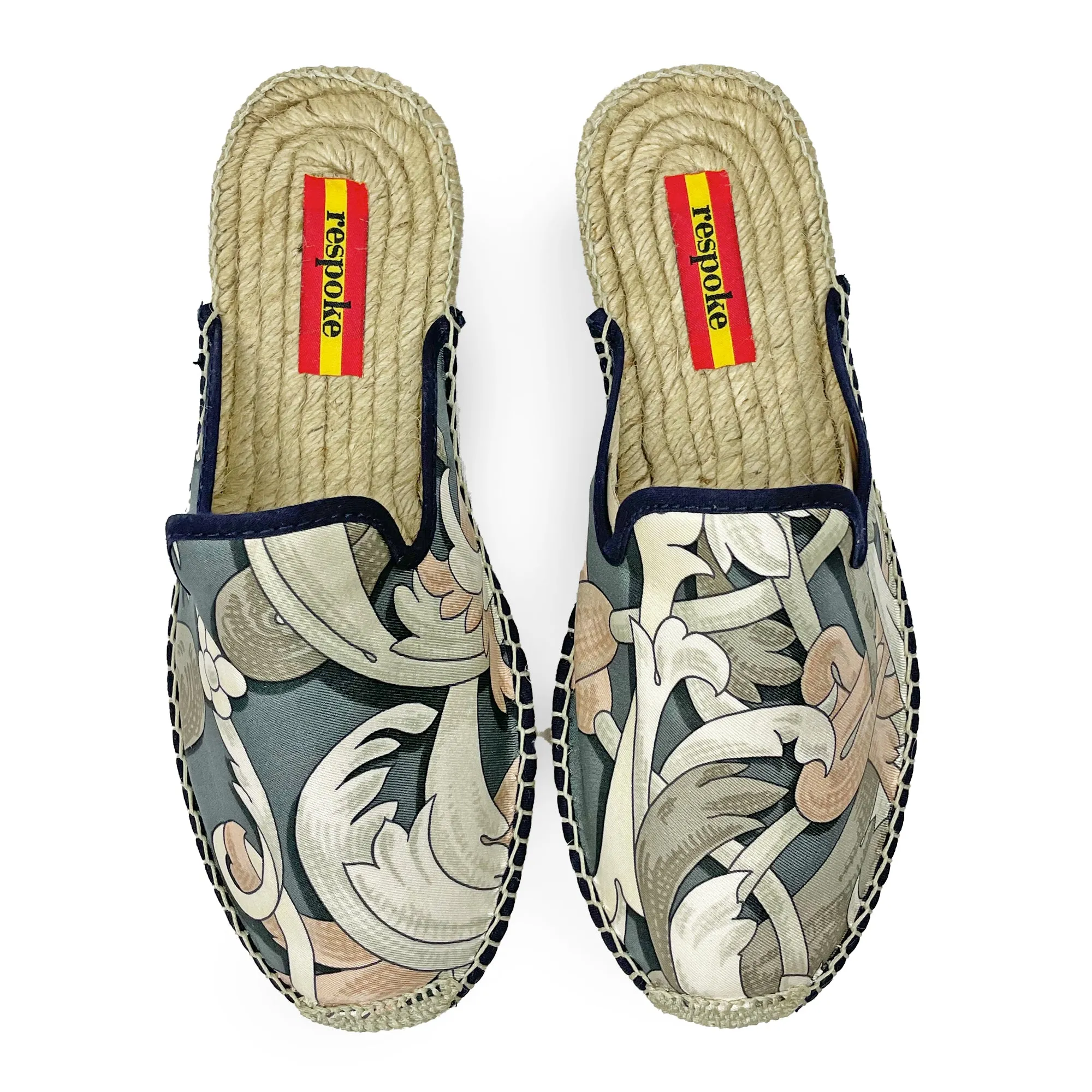 MORS Grey Mule Espadrilles