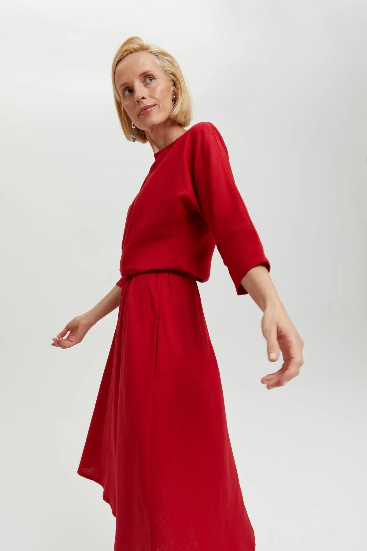 Nane Dress Red