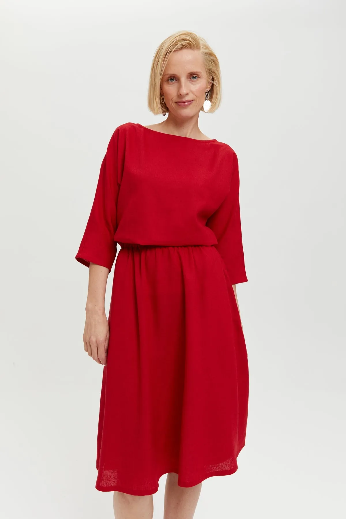 Nane Dress Red